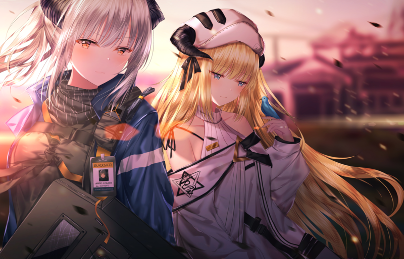 《超绝二次元少女插画合集！明日方舟&蔷薇少女同人壁纸大盘点》