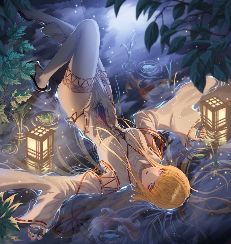 快看！这波二次元长腿美少女壁纸太绝了
