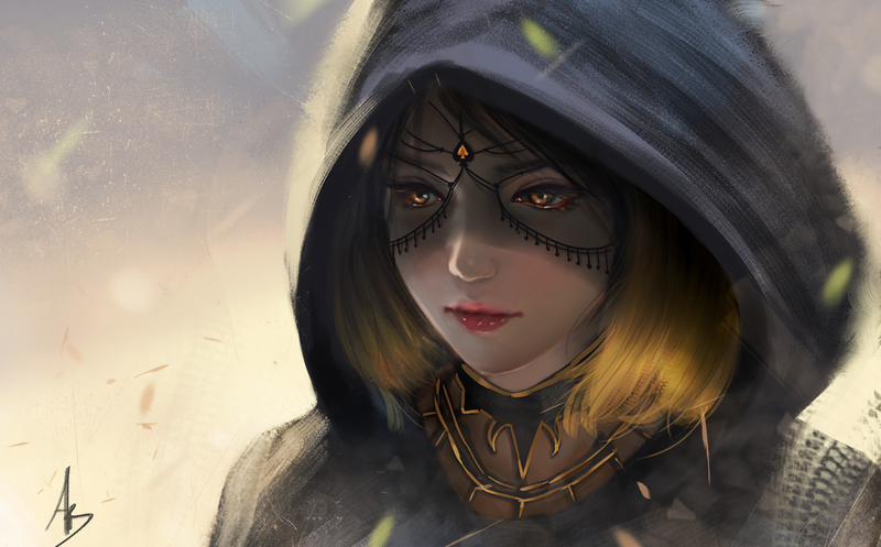 惊艳幻想少女插画壁纸合集