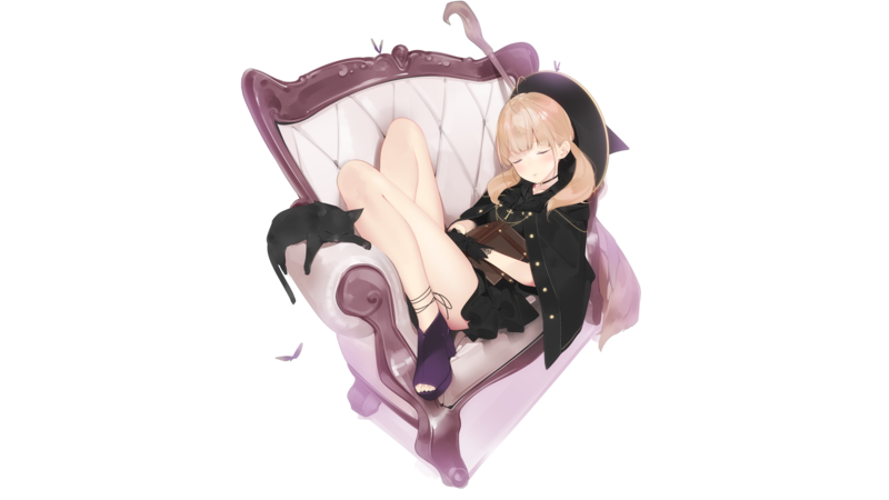 动漫少女壁纸合集 脑洞大开的幻想女巫主题插画