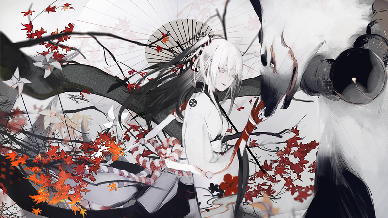 绝美发色二次元少女壁纸合集