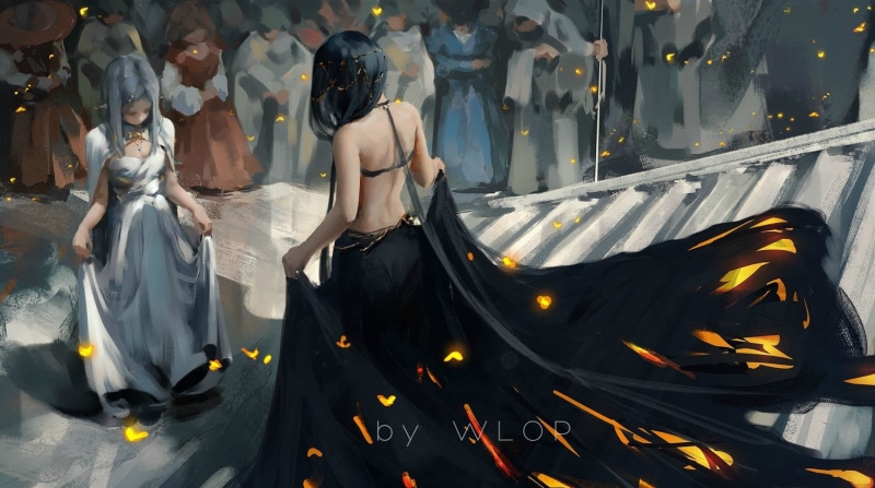 WLOP幻想少女高清壁纸合集 720P