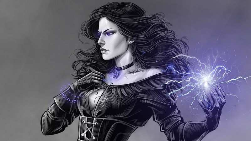 巫师叶奈法的绝美幻想壁纸合集
