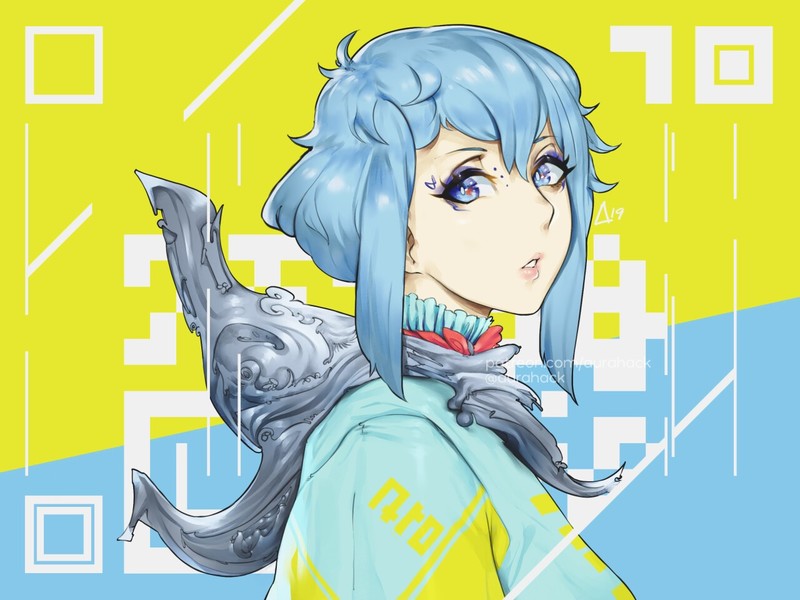 画风绝了！这组暗黑奇幻二次元少女壁纸直接戳中审美点