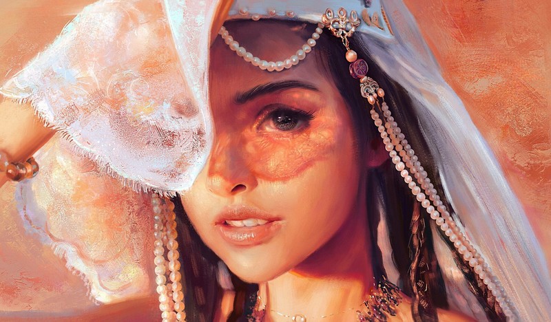 幻想少女肖像插画合集