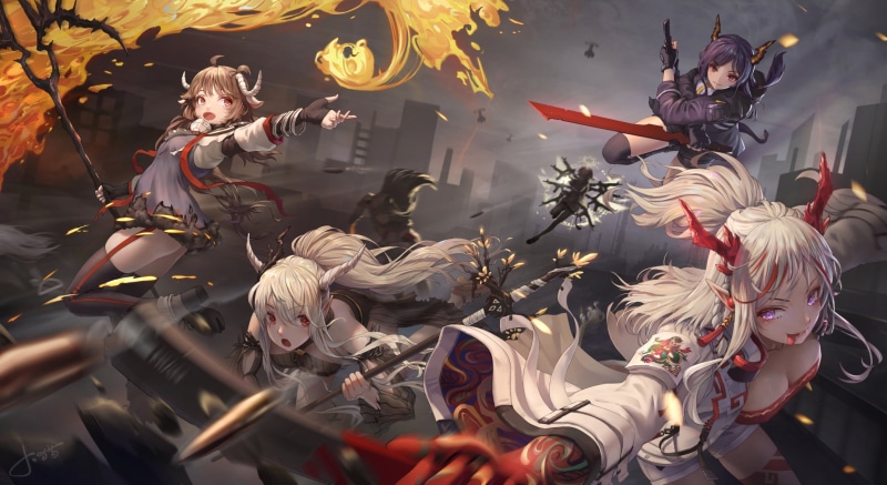 # 一眼心动的游戏少女壁纸合集