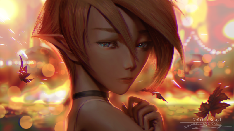 精灵少女原画壁纸合集