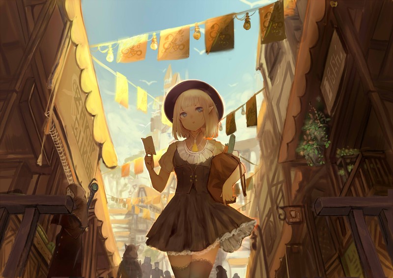 绝美的二次元原创幻想少女壁纸合集