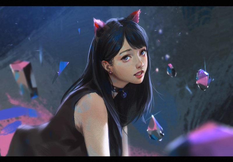 画师Rui Li笔下的二次元幻想少女壁纸合集