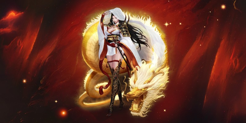 惊艳！暗黑长发御姐幻想风壁纸合集