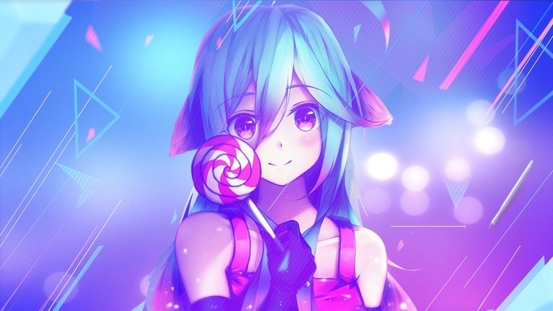 # 绝美二次元少女数字绘壁纸合集