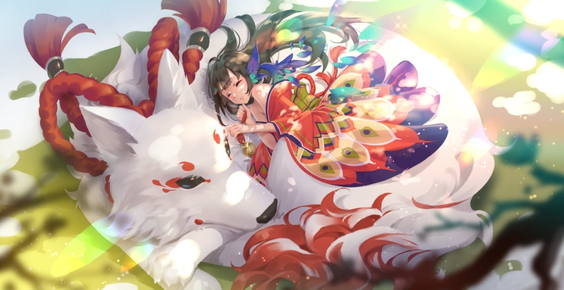 这组壁纸藏着少女与幻想的温柔梦境