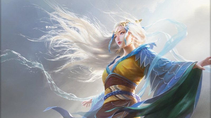 银发幻想少女壁纸合集 万智牌高清美图