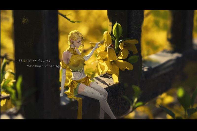 画师Rui Li笔下的幻想系二次元少女 高清壁纸合集