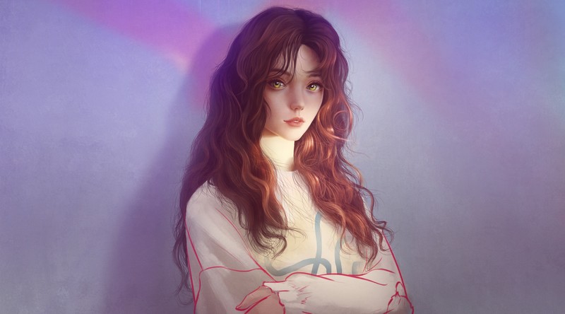 绝美幻想少女数字画壁纸合集