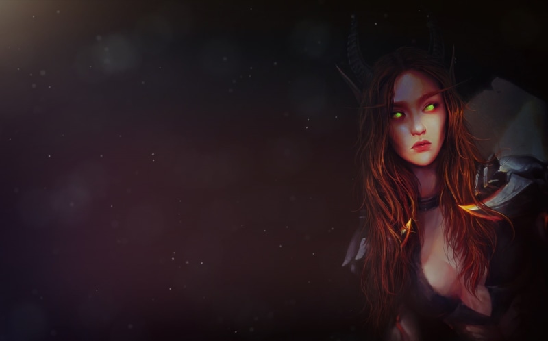 绿眸绘出的猎魔人少女