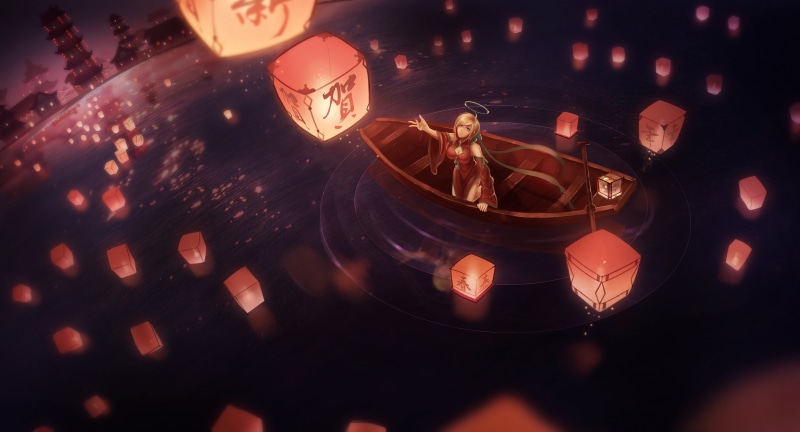 绝美氛围感深夜插画壁纸 无人场景太治愈
