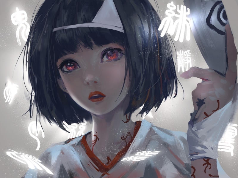 野良神 短发诺拉同人画作