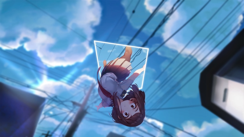 《我的英雄学院》同人壁纸 超绝少女与治愈系天空