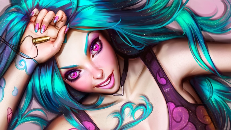 多款元气少女动漫插画 高清手机壁纸