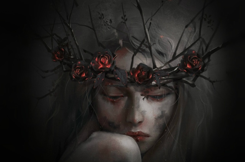 紫罗兰永恒花园金发绿眼幻想少女壁纸