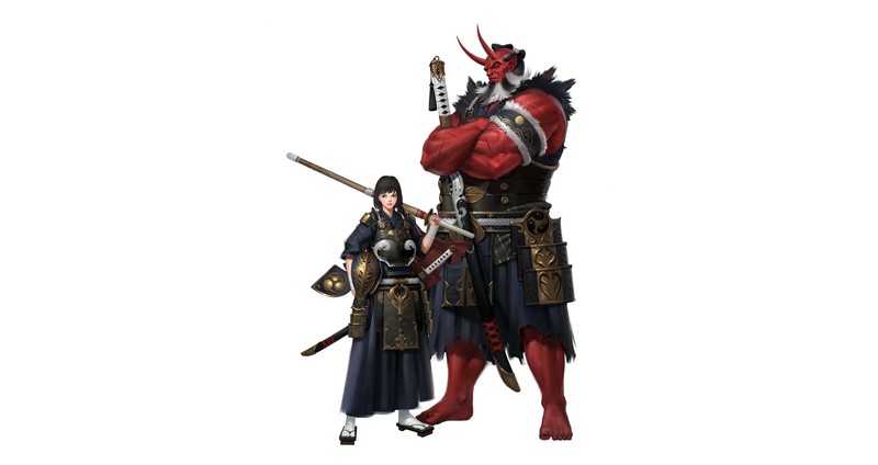 纯白背景幻想女战士壁纸合集